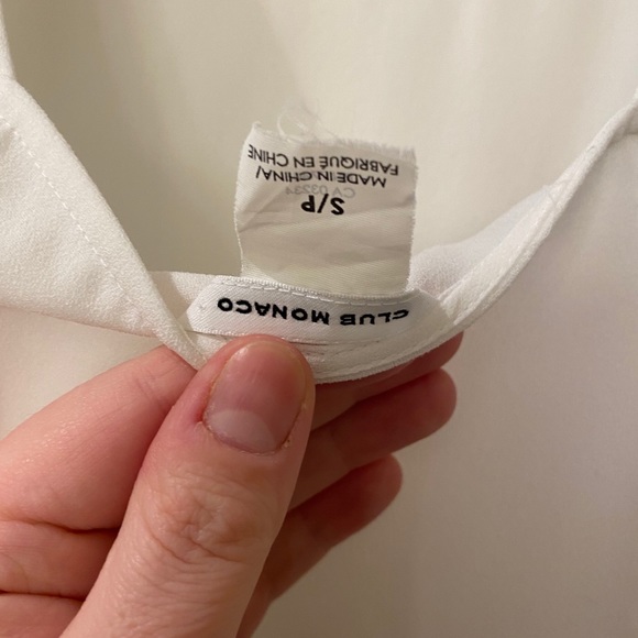 Club Monaco Abagail Blouse Size S‎ VGUC - Picture 4 of 7